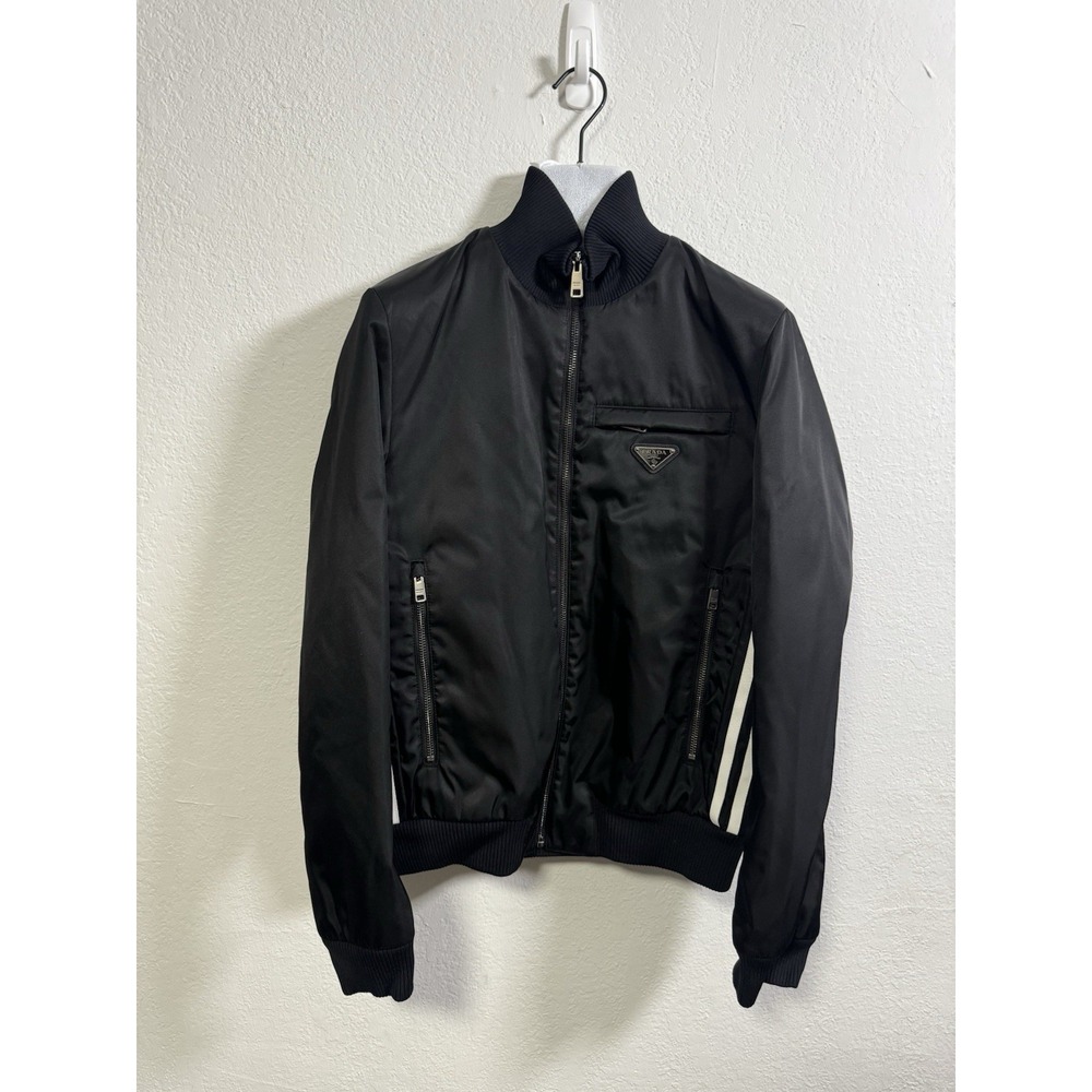 ADIDAS for PRADA RE-NYLON TRACK FULL ZIP JACKET BLACK MEN'S SIZE XS 42 New‎